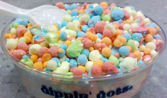 Dining at Dippin' Dots