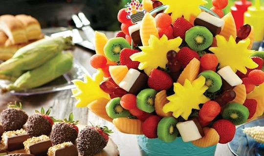 Dining at Edible Arrangements