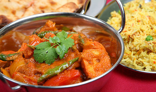 Dining at Taste of India