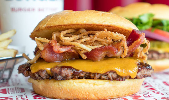 Dining at Smashburger