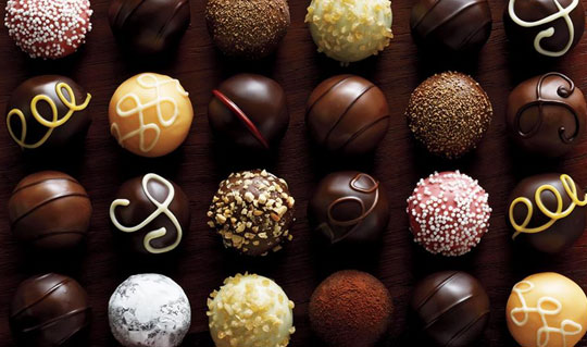 Dining at Godiva Chocolatier