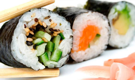 Dining at Oki Sushi