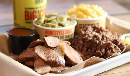 Dining at Dickey's Barbecue Pit