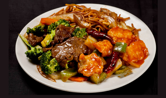 Dining at Kung Pao Wok