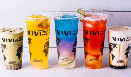 Dining at ViVi Bubble Tea