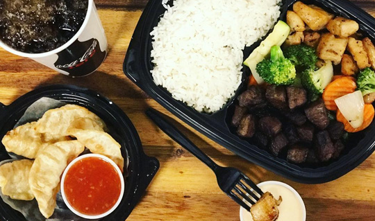 Dining at Sozo Grill