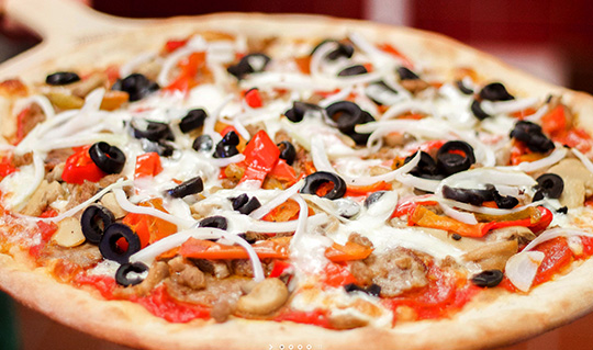 Dining at King's New York Pizza