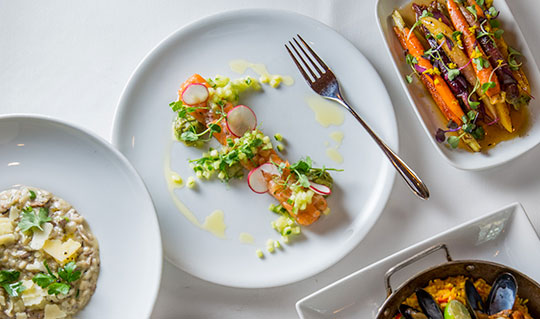 Dining at FIG & OLIVE
