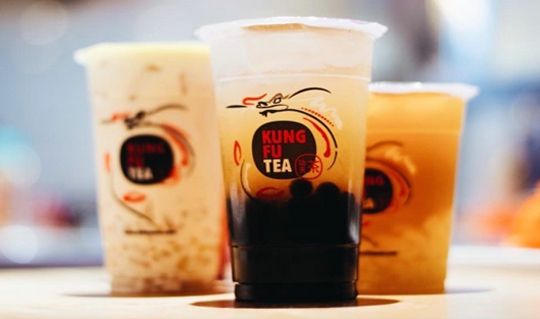 Dining at Kung Fu Tea