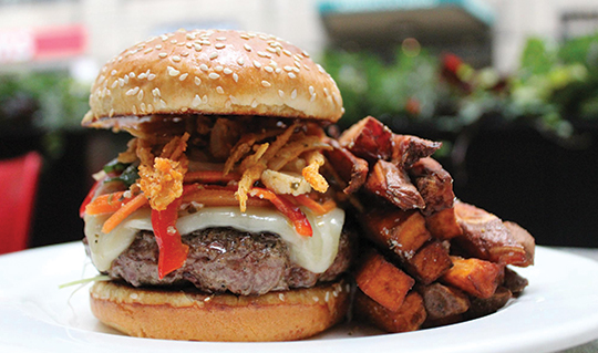 Dining at Doc B's Restaurant + Bar