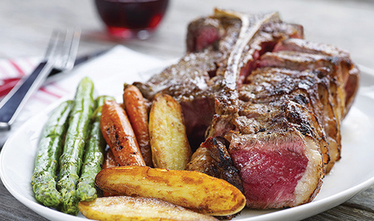 Dining at B&B Butchers & Restaurant: Restaurant