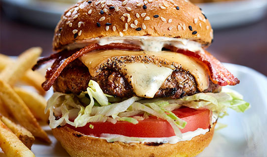 Dining at Burger Study