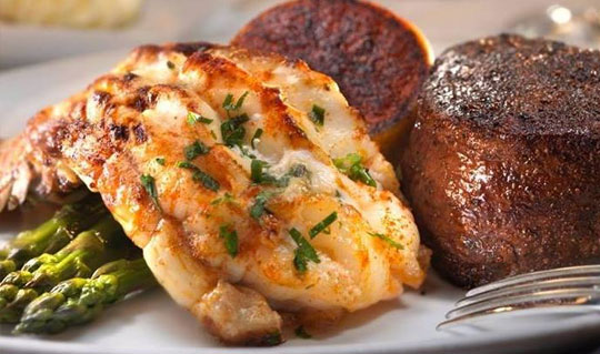 Dining at Tony's Steaks & Seafood