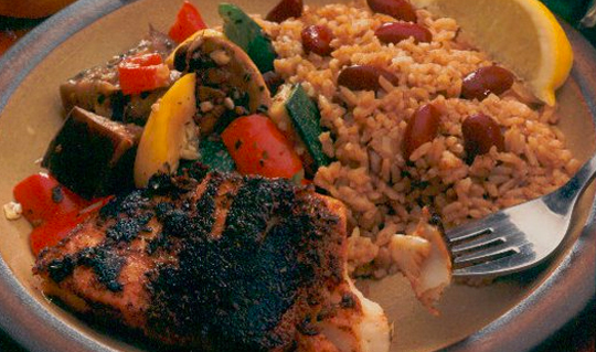 Dining at Kelly's Cajun Grill