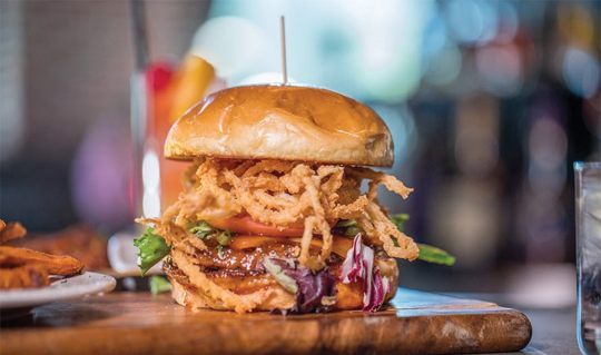 Dining at Smoked Burgers & BBQ