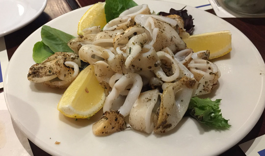 Dining at Olivos Mediterranean Cafe & Grill