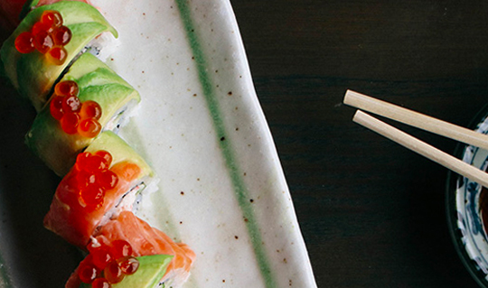 Dining at Blue Sushi Sake Grill