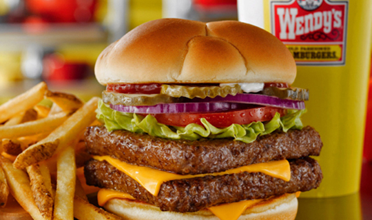 Dining at Wendy's
