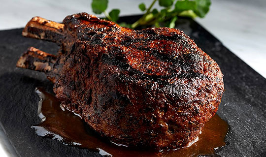 Dining at Morton's Steakhouse
